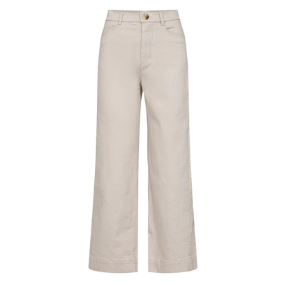 Nululu Pants Cropped - Grey Morn