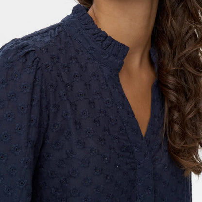 Nusalvie Shirt - Dark Sapphire