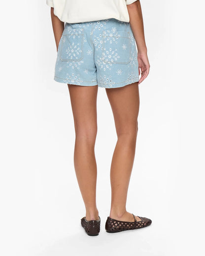 Nudelilah Shorts - Light Blue Denim