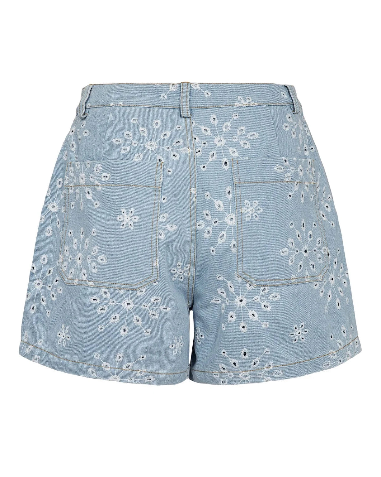 Nudelilah Shorts - Light Blue Denim