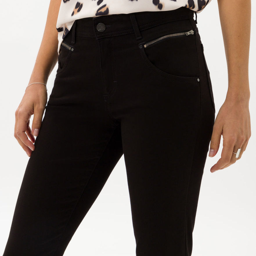 Shakira Skinny Fit Trousers - Black