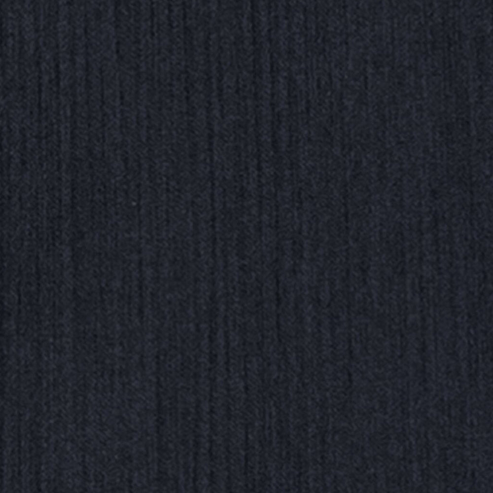 Knee Length Frill Dress - Dark Blue