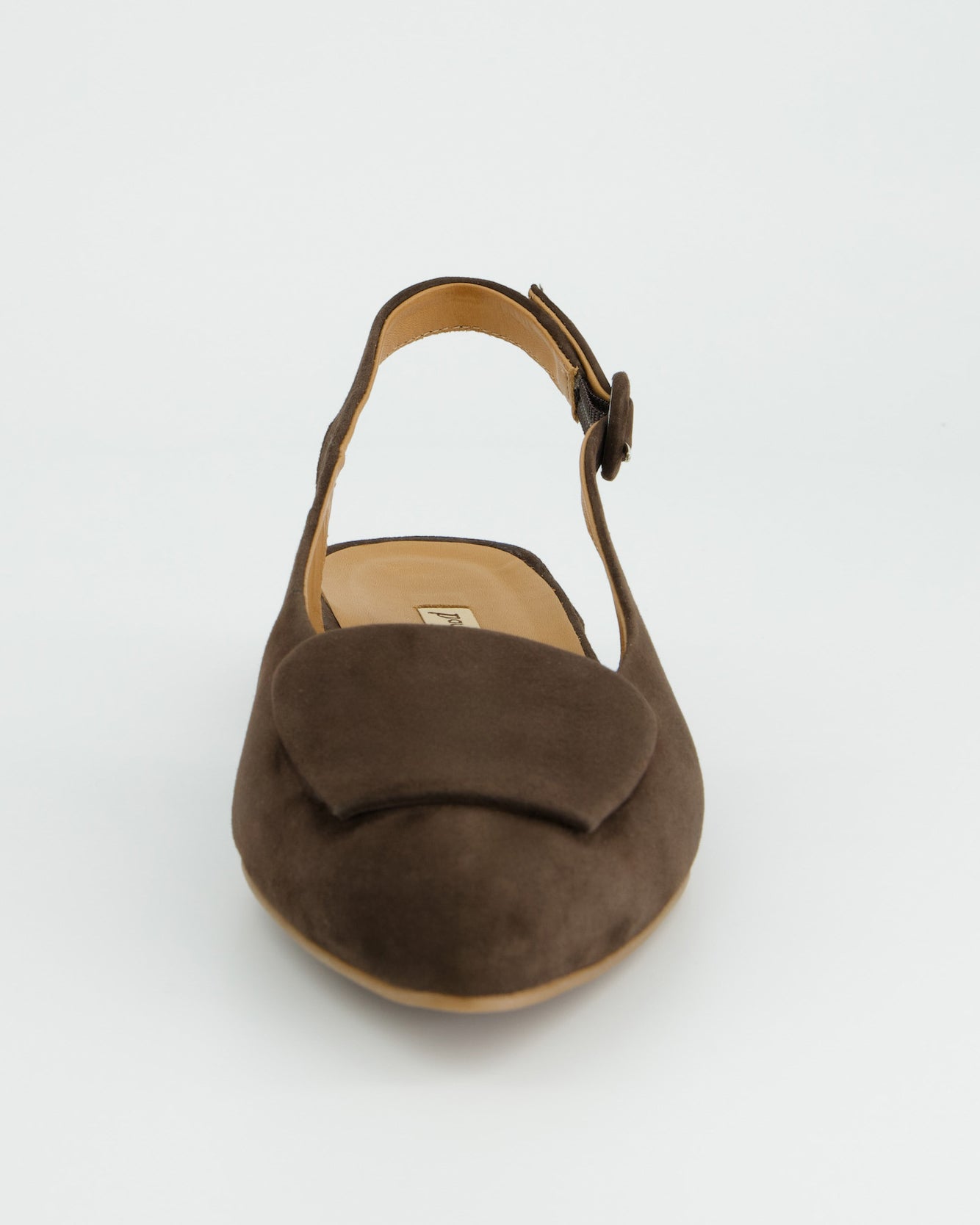 Pointed Sling Back - Brown