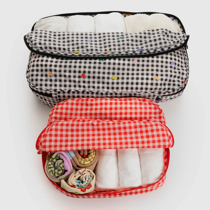 Large Packing Cube Set - Gingham