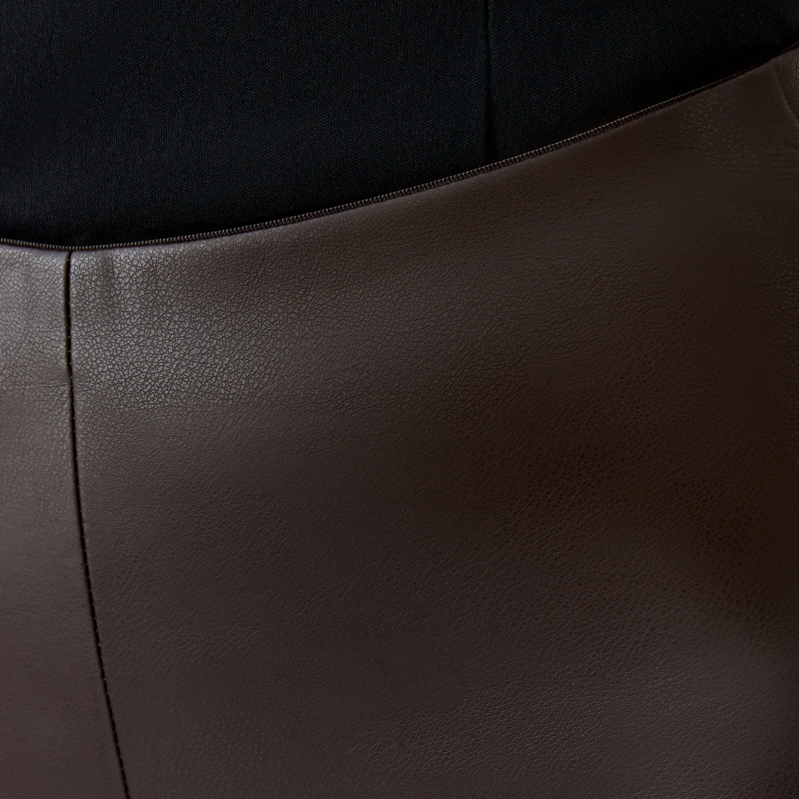 Pleather Legging - Dark Brown