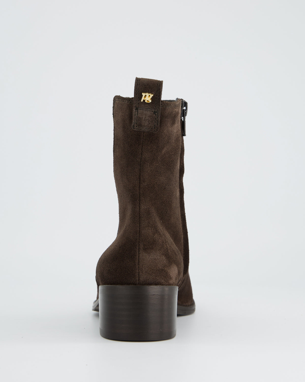 Pointed Suede Ankle Chelsea Boot - Mocca