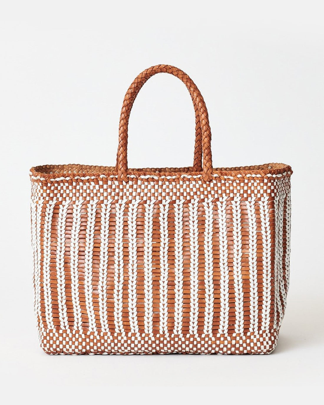 Bali Basket Big - Tan/White