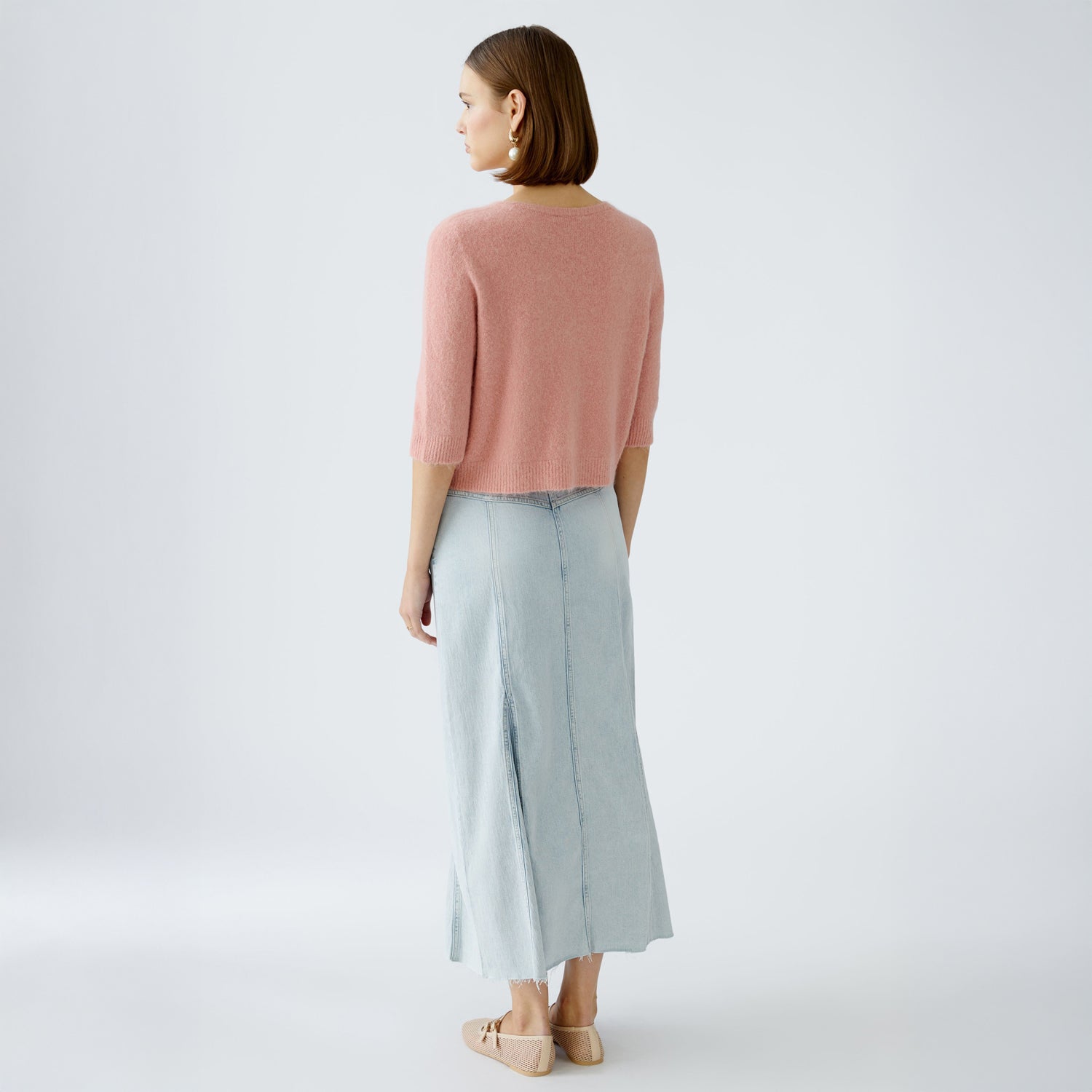 Short Cardigan - Coral Punch