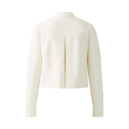 Knitted Collared Jacket - Pristine