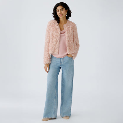 Shaggy Jacket - Pale Mauve