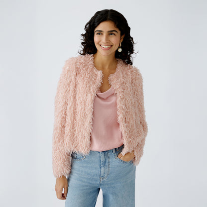 Shaggy Jacket - Pale Mauve