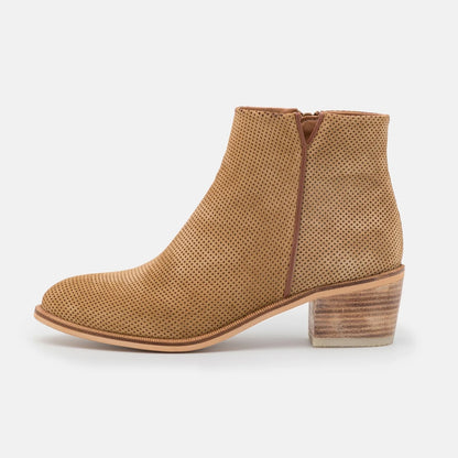 Textured Ankle Boot - Sand