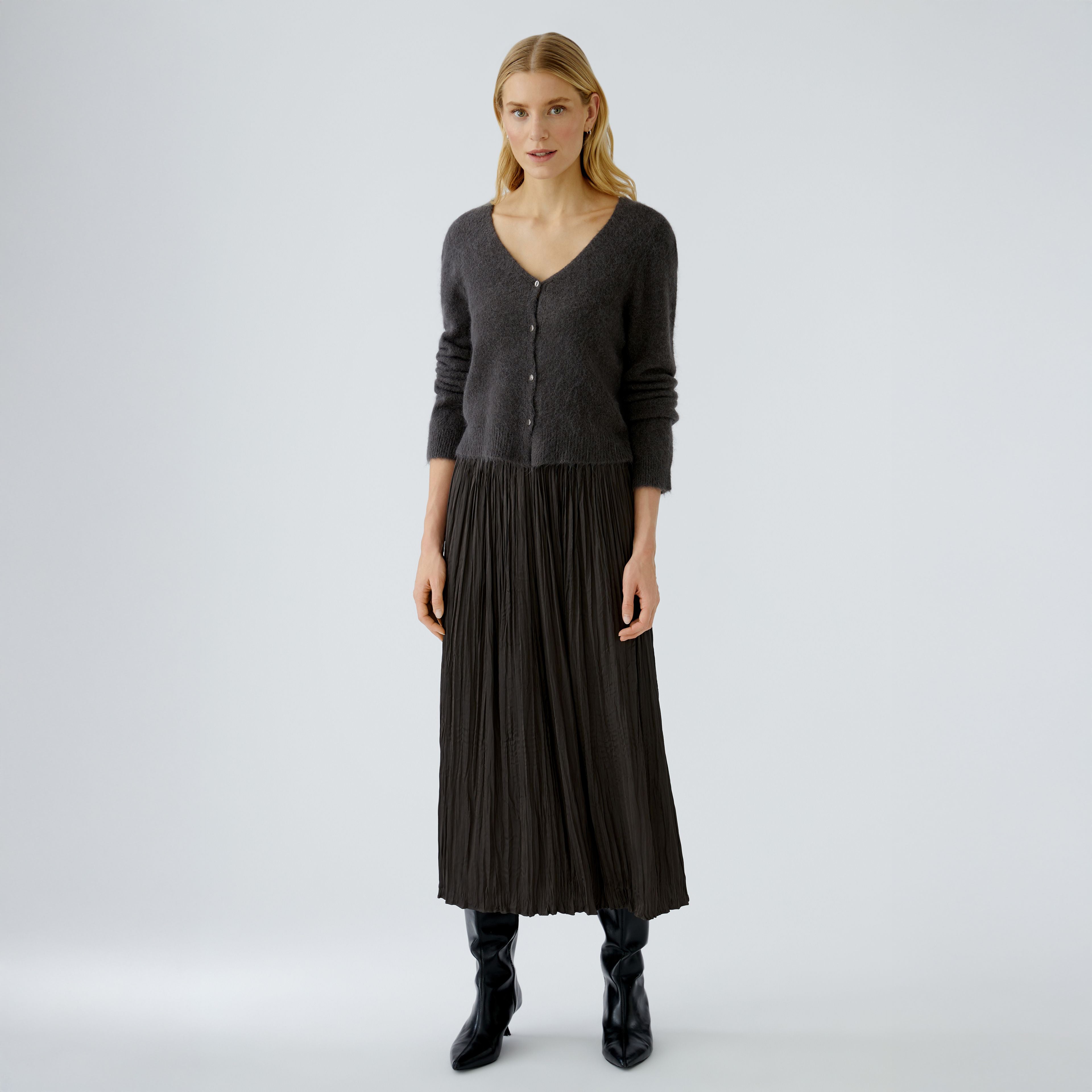 Fluffy Cardi - Espresso