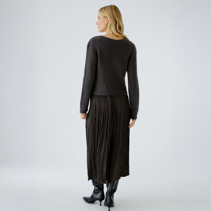Fluffy Cardi - Espresso