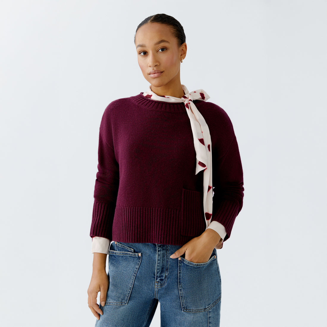 Pocket Jumper - Berry