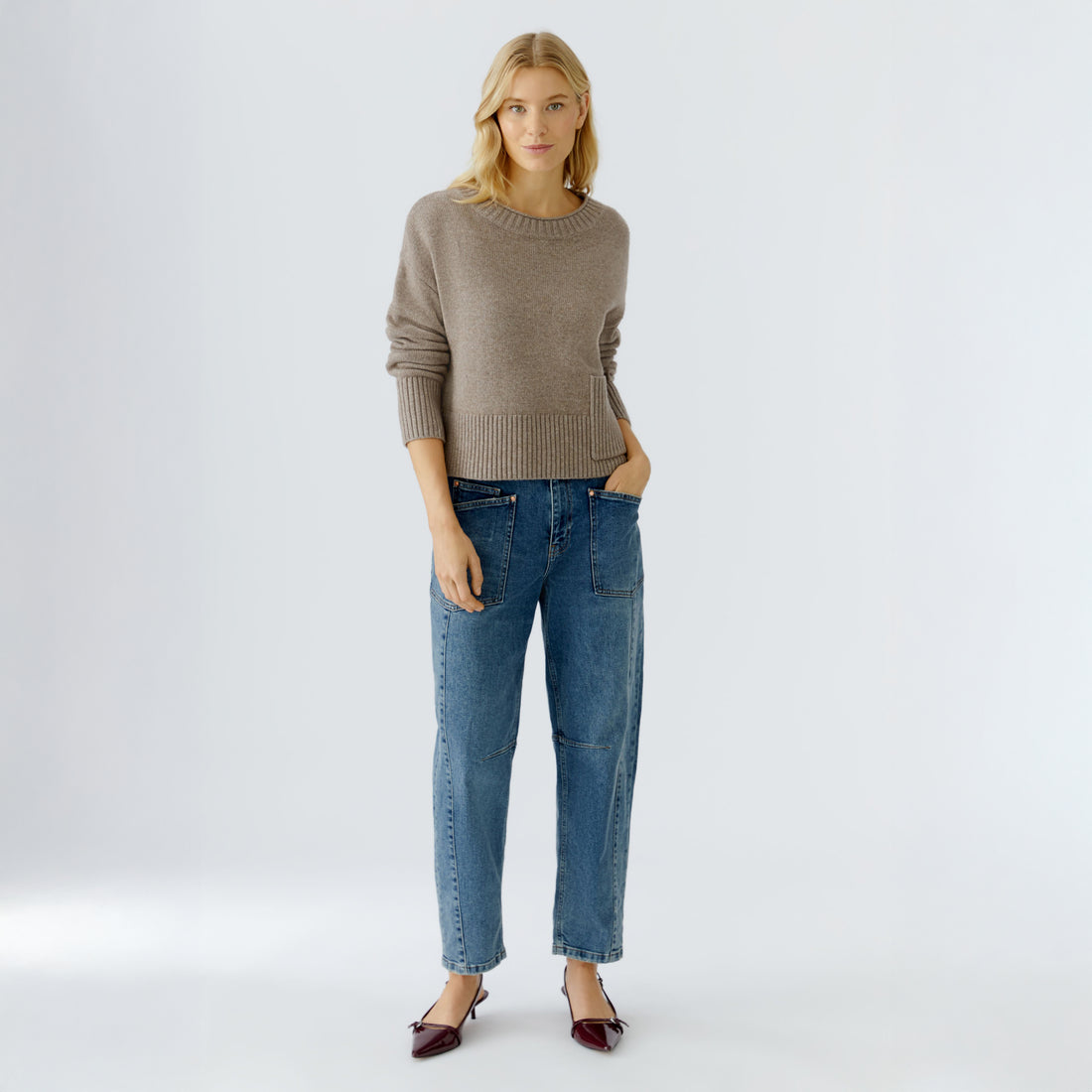Pocket Jumper - Taupe