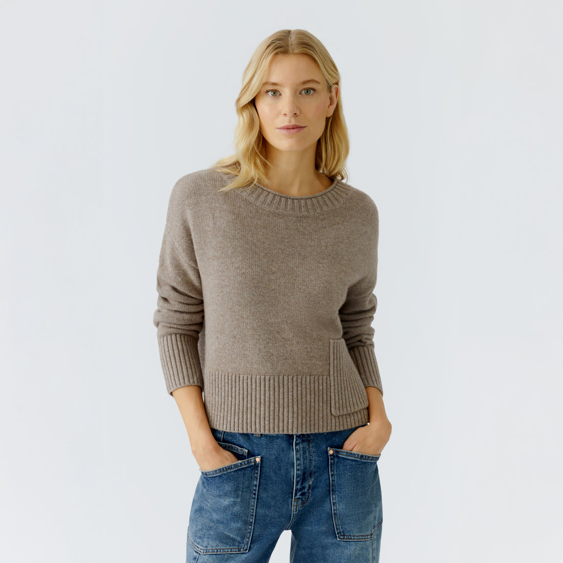 Pocket Jumper - Taupe