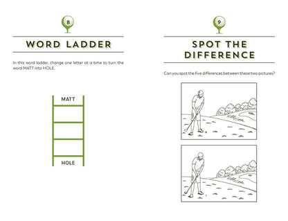 Golf Puzzle Book -