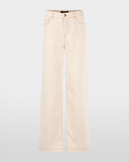 Wide Leg Jean - Ivory