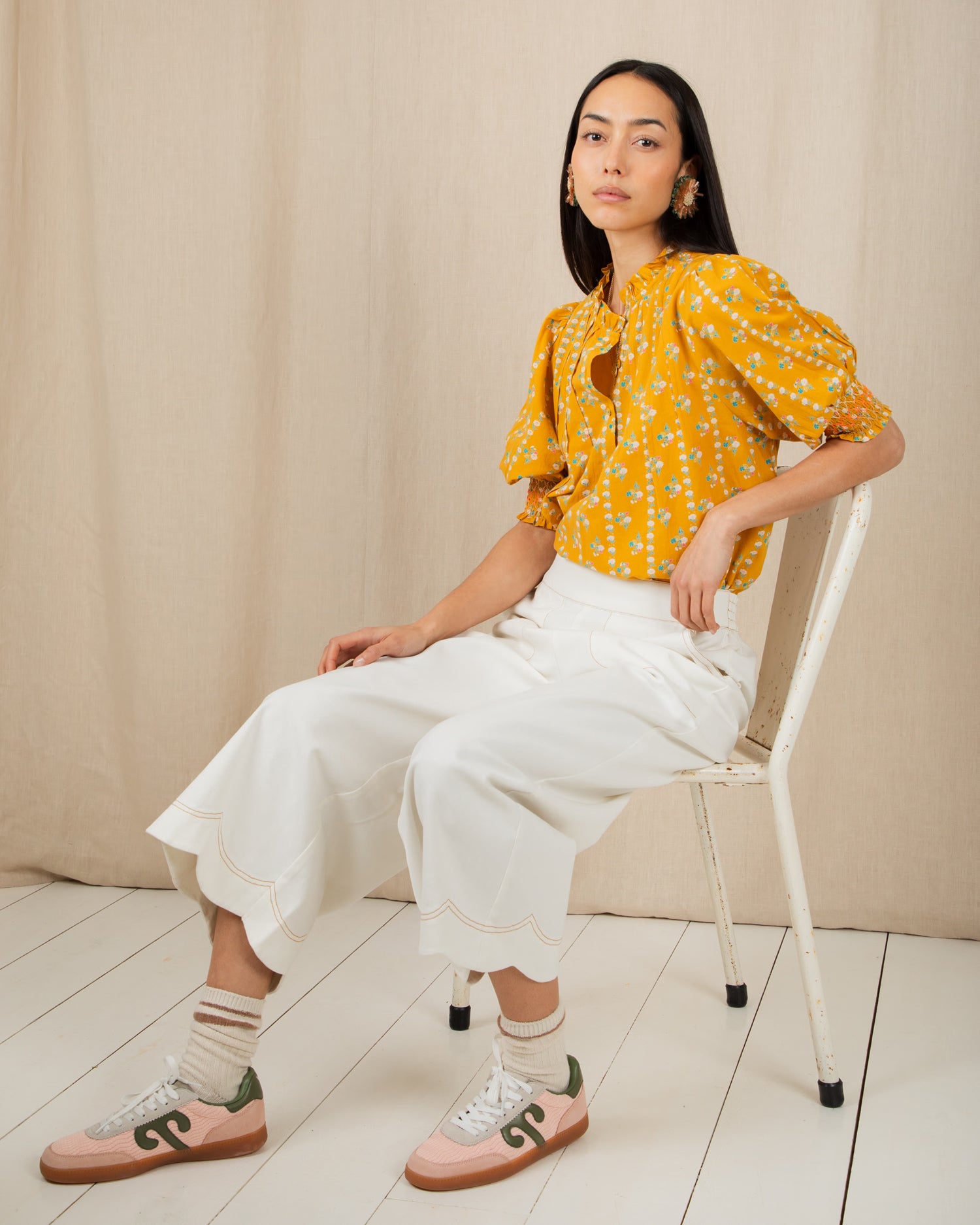 Aide Trouser - Ecru