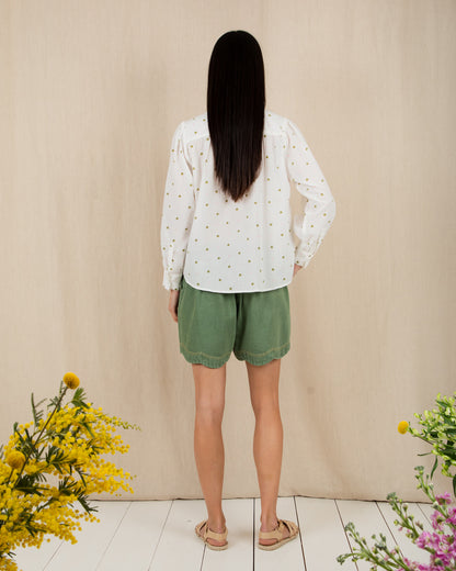 Anais Shirt - Clover Neon