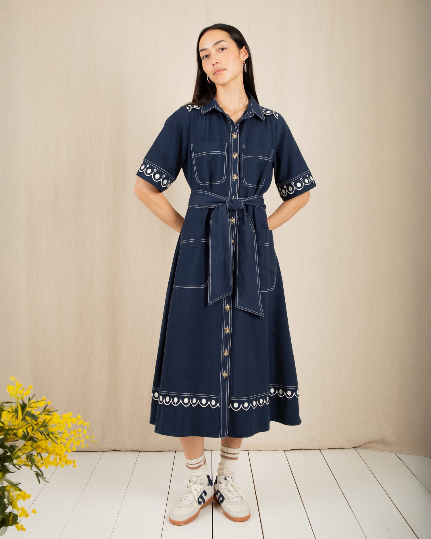 Andie Dress - Navy