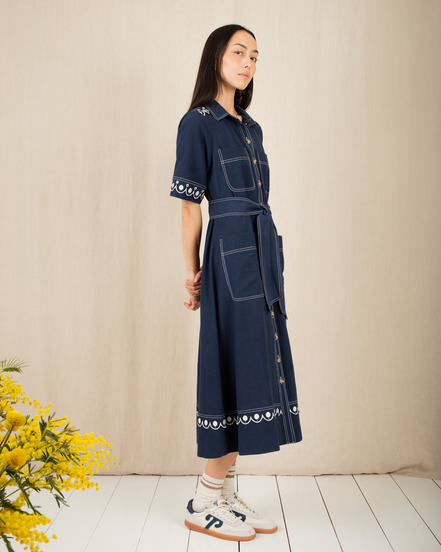 Andie Dress - Navy