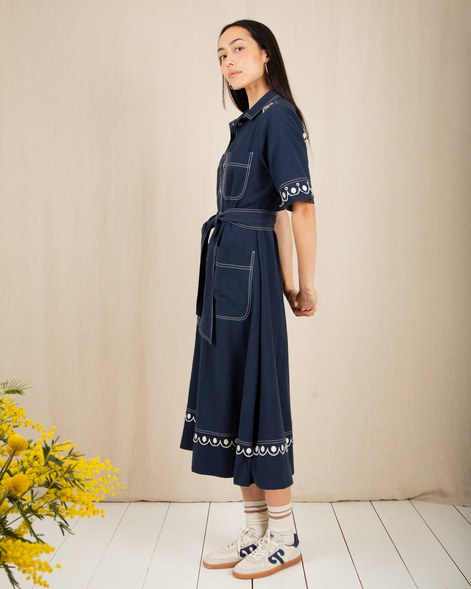 Andie Dress - Navy