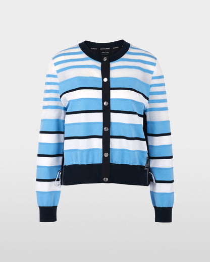Stripe Cardigan - Blue