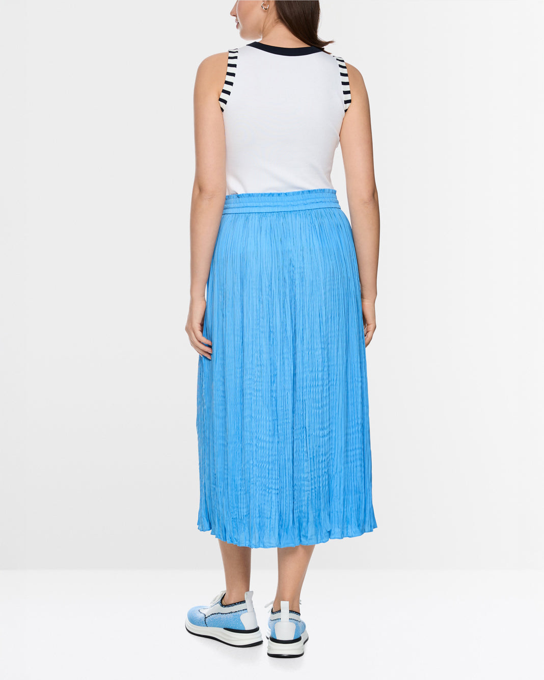 Crinkle Skirt - Blue