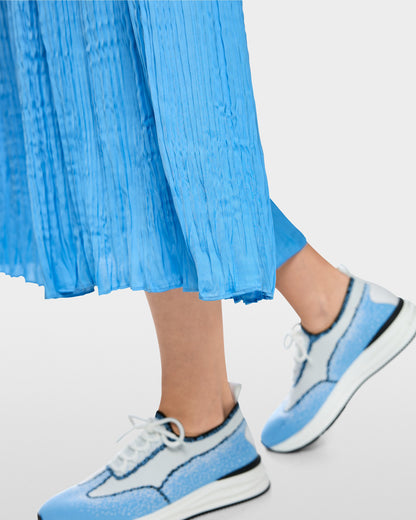 Crinkle Skirt - Blue