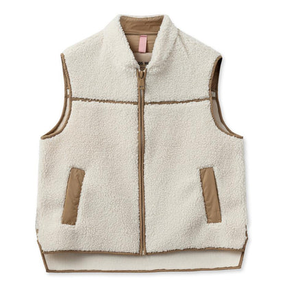 Rowe Teddy Waistcoat - Ecru