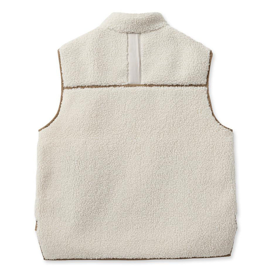 Rowe Teddy Waistcoat - Ecru