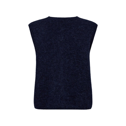 Almine Thora Knit Vest - Maritime Blue
