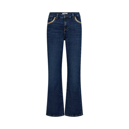 Cecilia Perla Jeans Ankle Length - Dark Blue