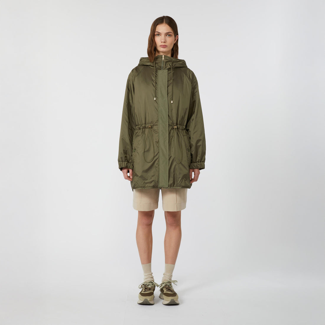 Alcamo Quilted Coat - Khaki