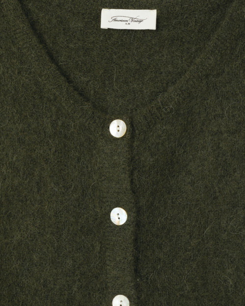 Vitow Cardigan - Algue Chine Noir