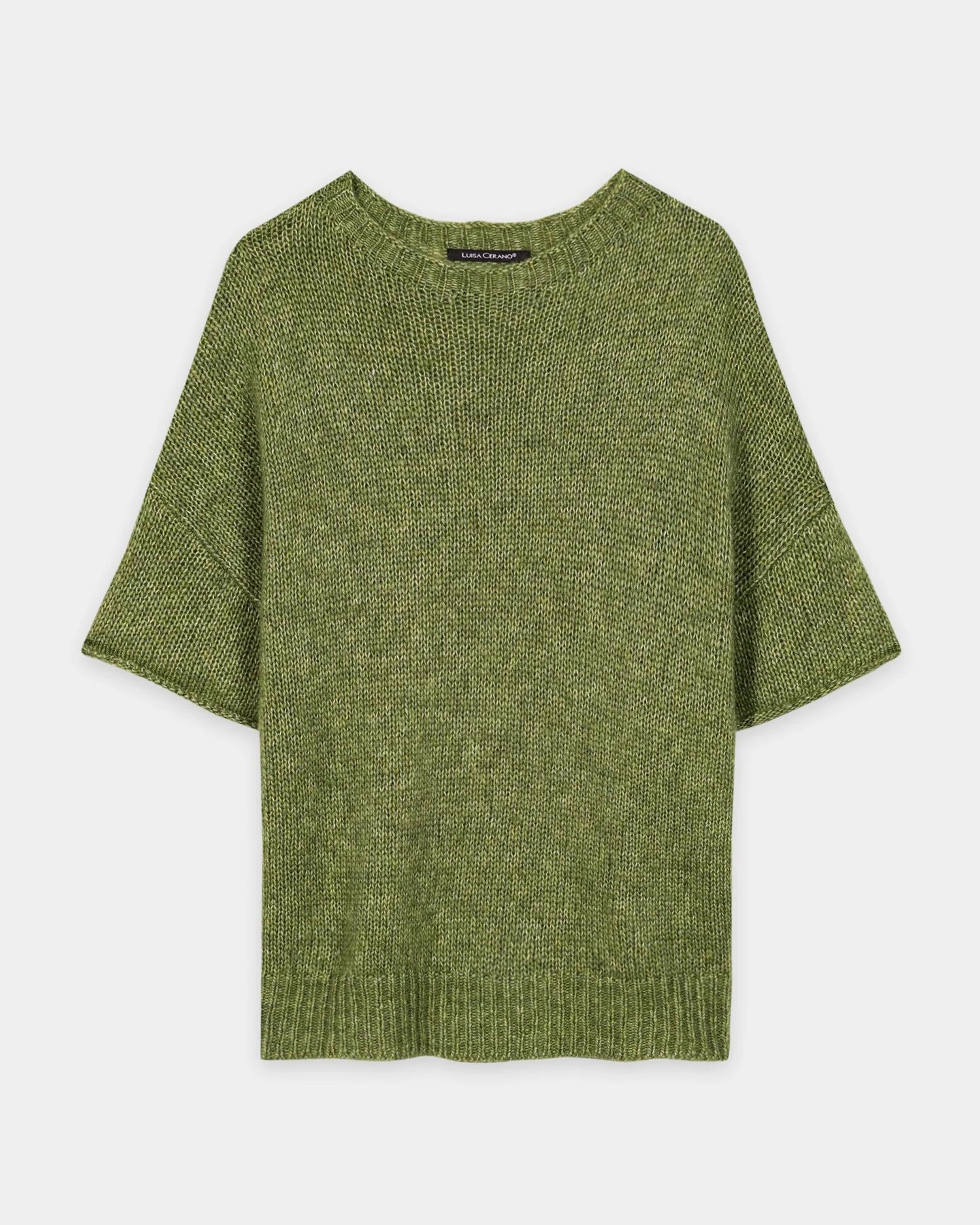 Alpaca Blend Pullover - Matcha Green