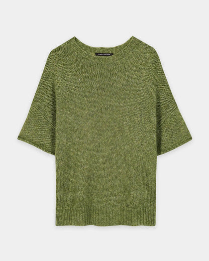 Alpaca Blend Pullover - Matcha Green