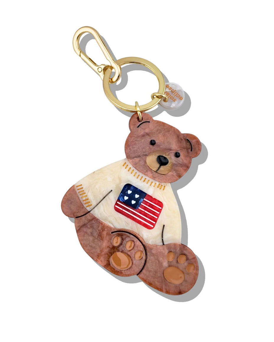 American Teddy Keyring - Brown