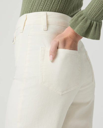 Anessa 31 in Rounded Inset Pockets - Tonal Ecru