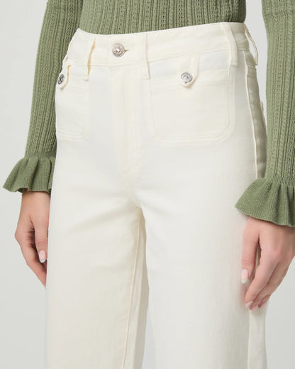 Anessa 31 in Rounded Inset Pockets - Tonal Ecru