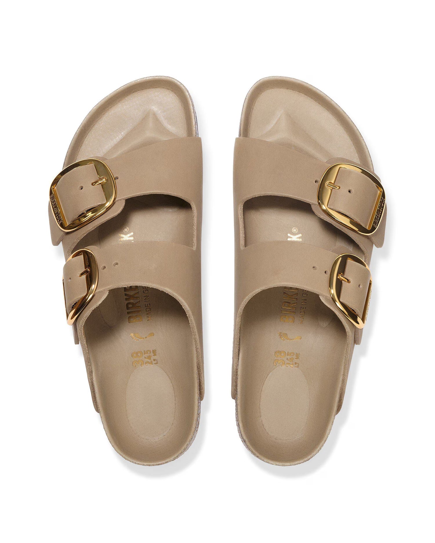 Arizona Big Buckle Natural Leather Oiled - Tabacco Brown