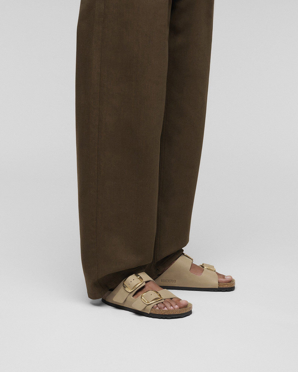 Arizona Big Buckle Natural Leather Oiled - Tabacco Brown