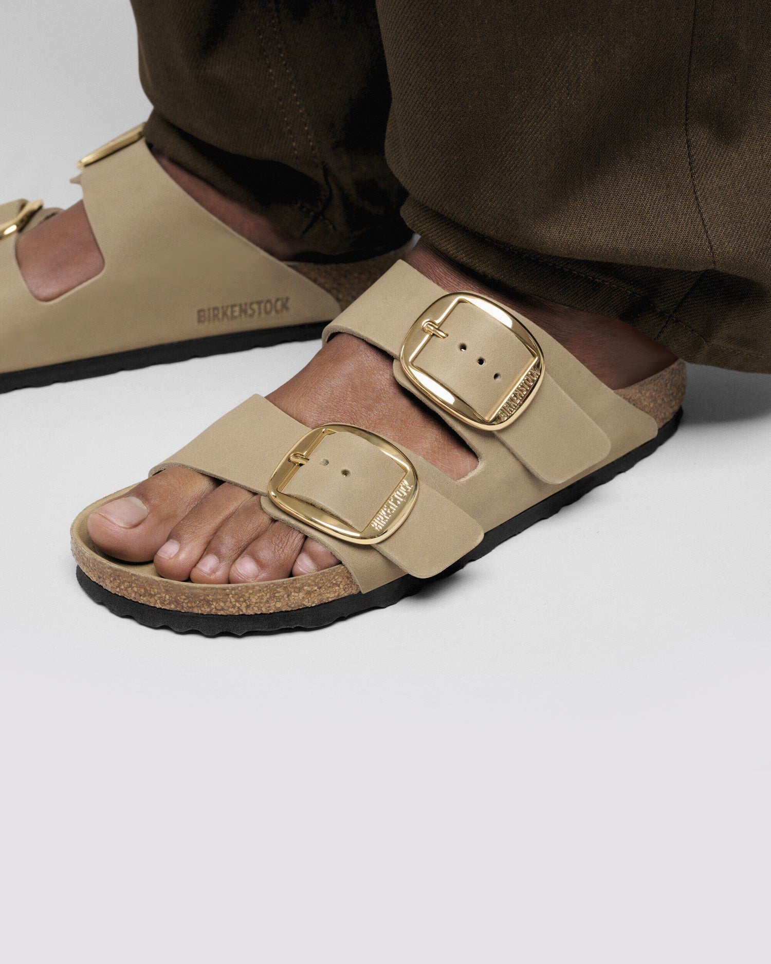 Arizona Big Buckle Natural Leather Oiled - Tabacco Brown