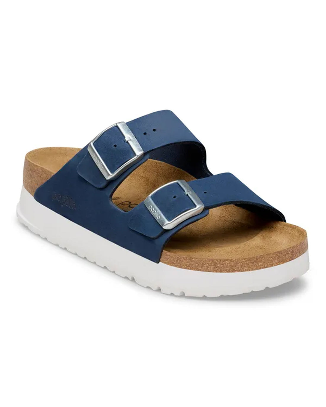 Arizona Pap Flex Platform Nubuk Leather - New Navy