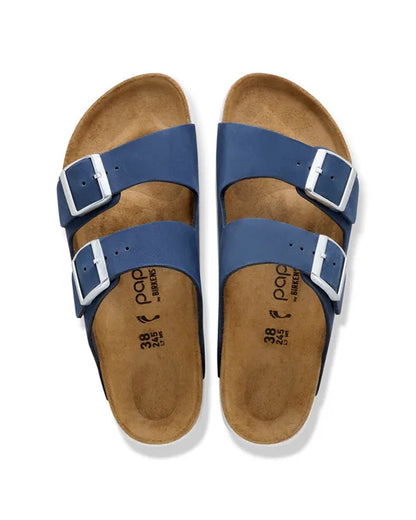 Arizona Pap Flex Platform Nubuk Leather - New Navy