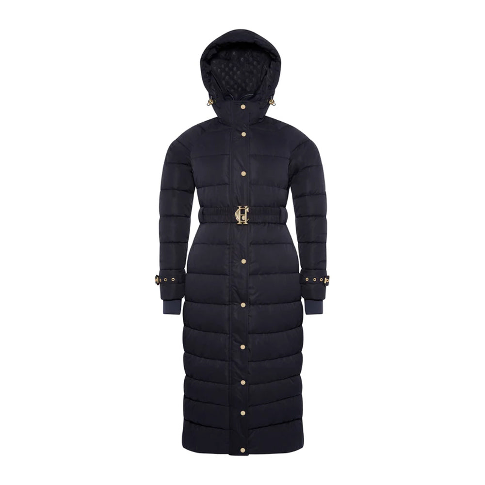 Arosa Luxe Longline Coat - Ink Navy