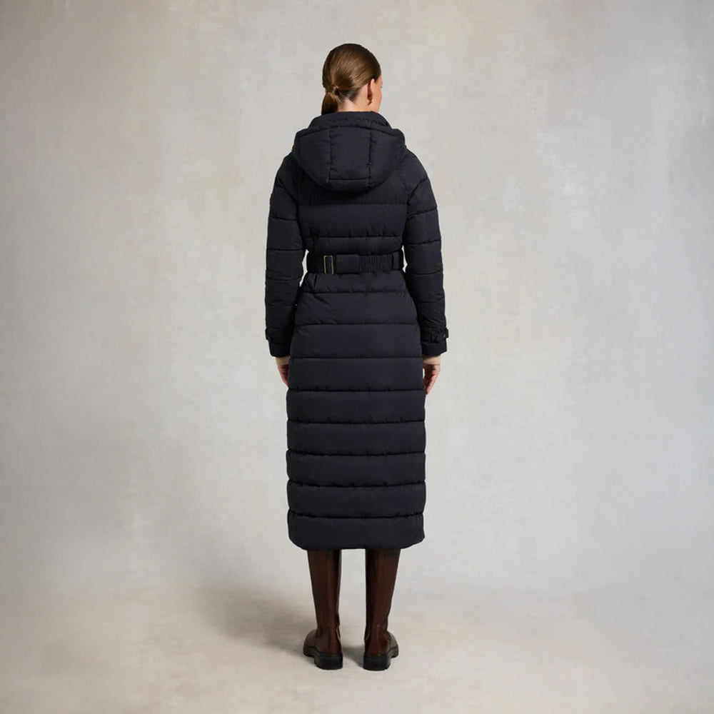 Arosa Luxe Longline Coat - Ink Navy
