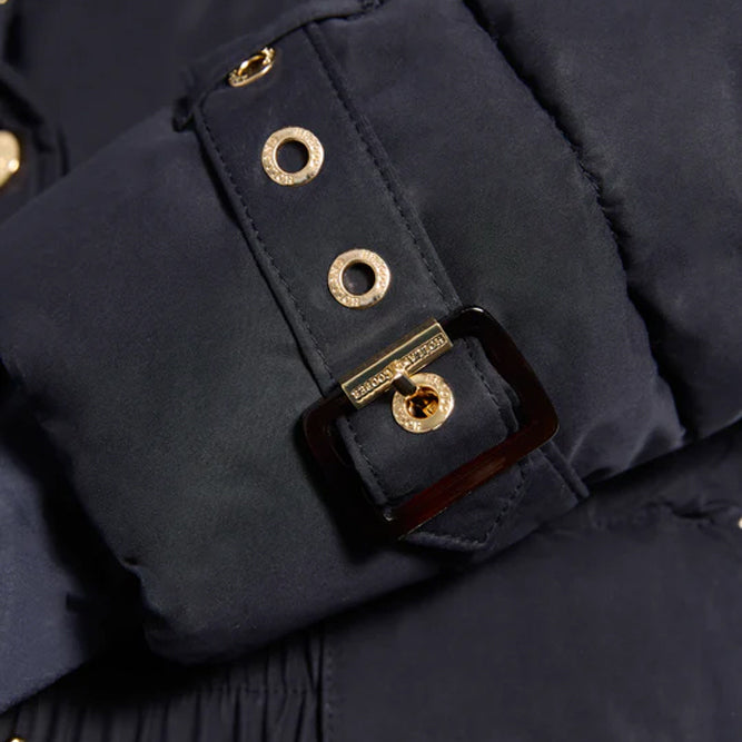 Arosa Luxe Longline Coat - Ink Navy